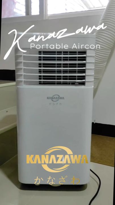 KANAZAWA 1.0HP 3 in 1 Portable Aircon with Remote Control Fast Cooling, Easy & Hassle-free Installation, Energy Saving, Washable Filter, Efficient Dehumidification