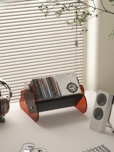 Acrylic CD Disc Holder Album Display Stand Game Disk Storage Rack Manga Bookshelf DVD Holder Clear Storage Organizer