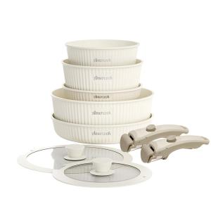 AMERCOOK | Stackable Non-stick Detachable Pot Set