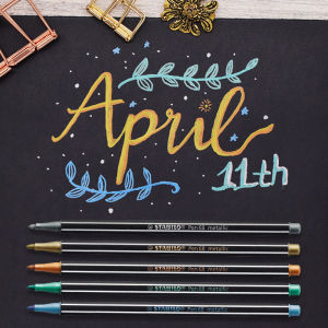 Stabilo Stationery Set Gift Box New Year Gift Metal Color Marker Pen School Supplies for Primary Students Boys Girls Children Kindergarten Birthday Gift