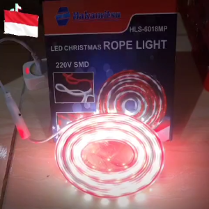 Lampu merah putih Led strip 7meter lampu Hias Hakamitsu HLS -6018MP lampu selang Merah Putih Kemerdekaan 17Agustus Waterproof Outdoor Indoor untuk Tujuh belas agustus kualitas premium