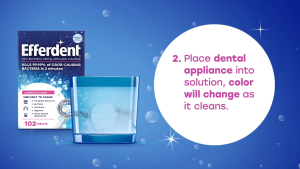 EFFERDENT COMPLETE CLEAN DENTURE CLEANER RETAINER CLEANER 6 TABLETS PER PACK