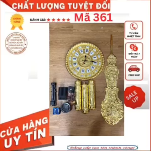 Bộ máy đồng hồ quả lắc cây gốc lũa đồng hồ cây tứ trụ mặt 38 cm lớn đồng đủ bộ hàng cao cấp đồng hồ cây hãng Sinix Hàn Quốc