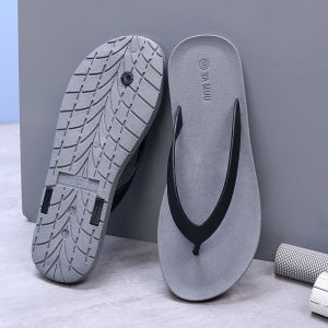 YAMUU Mens Sandals Waterproof Anti-Odor Thong Slippers Summer Beach Shoes Anti-Slip Trendy Couples Outdoor Wear Casual Flat Heel