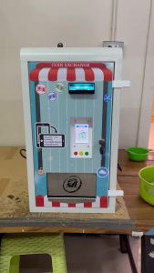 เครื่องแลกเหรียญ ติดผนัง