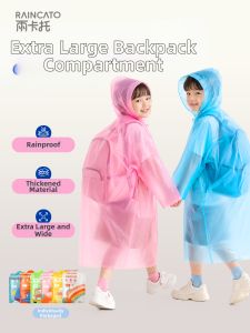 RAINCATO | Portable Waterproof Thick Raincoat for School