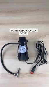 Pompa Mobil Elektrik Portable 100psi 12V Colok Ke Lighter Kompresor Angin Mini ORI ORI
