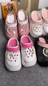 Sandal Baim Wanita Terbaru Aksesories Ranta Mutiara Tinggi Dan Ringan SZE 36-41