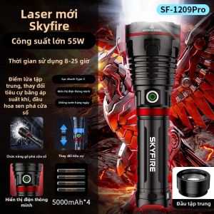 SKY FIRE | Đèn Pin Đa Năng Tactial cầm Tay Sáng Chói