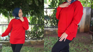 Kaos Polo Shirt Lengan Panjang Esperanza - TPJ Merah Indonesia