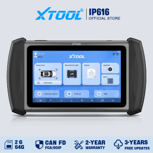 XTOOL InPlus IP616 All System Car Diagnostic Tools Automotive Scanner 34+ Reset Build-in FCA All Function Lifetime Free Update