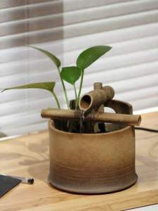 EDONUS | Feng Shui Ceramic Water Fountain Decorations for Office Desk
