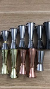 Ly đo lường hai đầu jigger inox hàng nhập khẩu đẹp dày sắc nét dùng làm cốc đong định lượng pha chế