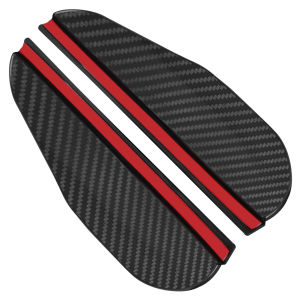 2PCS Car Mirror Rain Visor Guard Carbon Fiber Rear View Mirror Rain Guard Waterproof Universal for Sedan SUV and More