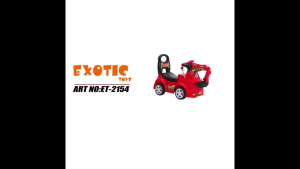 Tolocar Excavator Anak Exotic ET2154 (EXCAVATOR) dengan Musik Lampu dan Bagasi Penyimpanan