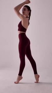 COZOK | Bộ Đồ Tập Yoga 2 Mảnh Nữ Thiết Kế Cổ Yếm Gợi Cảm Quần Legging Cạp Cao Nhanh Khô Thoáng Khí Đồ Tập Thể Thao Pilates Không Tay