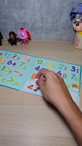 OSSDE Magnetic Number Puzzle Book 27Pcs Math Educational Toy for Kids 3+ Addition Subtraction