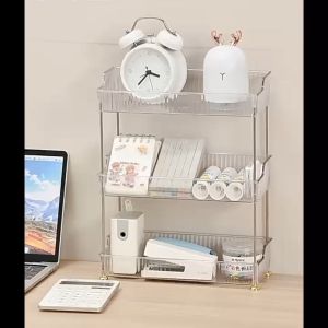 น้ําหอม ถาดเก็บของ สําหรับวางเครื่องสําอาง ชั้นเก็บของ ชั้นวางของ ชั้นวางของบนโต๊ะ 2ชั้น/3ชั้น