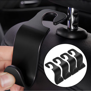 Móc Treo Tựa Đầu Ghế Ô Tô - Túi Đựng Quần Áo Túi Xách Bộ 1/2/4X Phụ Kiện Nhựa Phụ Kiện Nội Thất Dụng Cụ Tiện Lợi