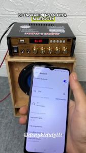 MEGA Taffware Amplifier salon speaker Bluetooth karaoke rumahan HiFi 300Wx2 with Remote Control -