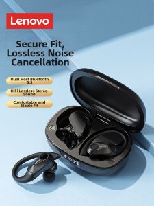 LENOVO | Lenovo LP75 Hanging Ear Type Bluetooth Wireless Sports Running Earphones Long Battery Life High Capacity 2481 New 2025