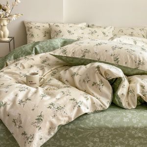 Fresh Style Cotton Bedding Set 4pcs