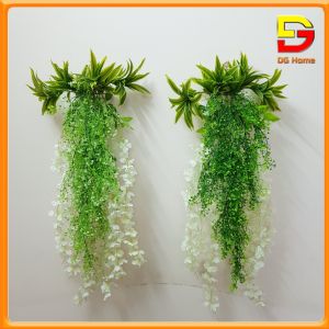 Giỏ Cây Giả Treo Tường Cây Dây Leo Nhiều Mẫu Độc Đáo Đã Cắm Sẵn Dài 90cm Tặng Móc 3D DC-46