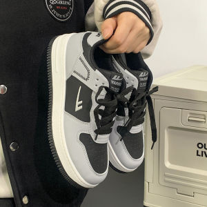 Couples Shoes Wheat Color All-Match Spring High-End Trendy Womens Casual Board Shoes Mens Cross-Band Korean Style PU Leather