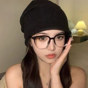 1pcs Fashionable Square Frame Blue Light Blocking Glasses Retro Mens and Womens Glasses Neutral Anti Blue Light Glasses