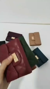 2025 new Diamond snap womens wallet short womens wallet PU leather coin purse wallet