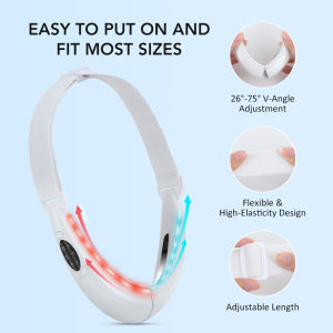 Hailicare | Dual Light Microcurrent Facial Massager Home Face Sculpting Lifting Tightening Skin Care Beauty Double Chin Reduce V Line