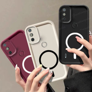 Tecno Spark 6 Go/ Spark Go 2020 / Spark Go 2021 Magnetic Case Fashionable Macaron Soft TPU Phone Case
