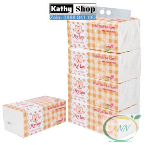 Khăn Giấy Lau Bếp Lau Tay Đa Năng MyLan 360/2 Lớp Giấy Dai Chắc Chắn 4 Gói/lốc