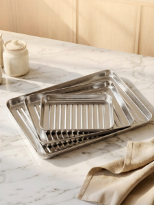 onlycook | 316 Stainless Steel Long Rectangular Baking Tray