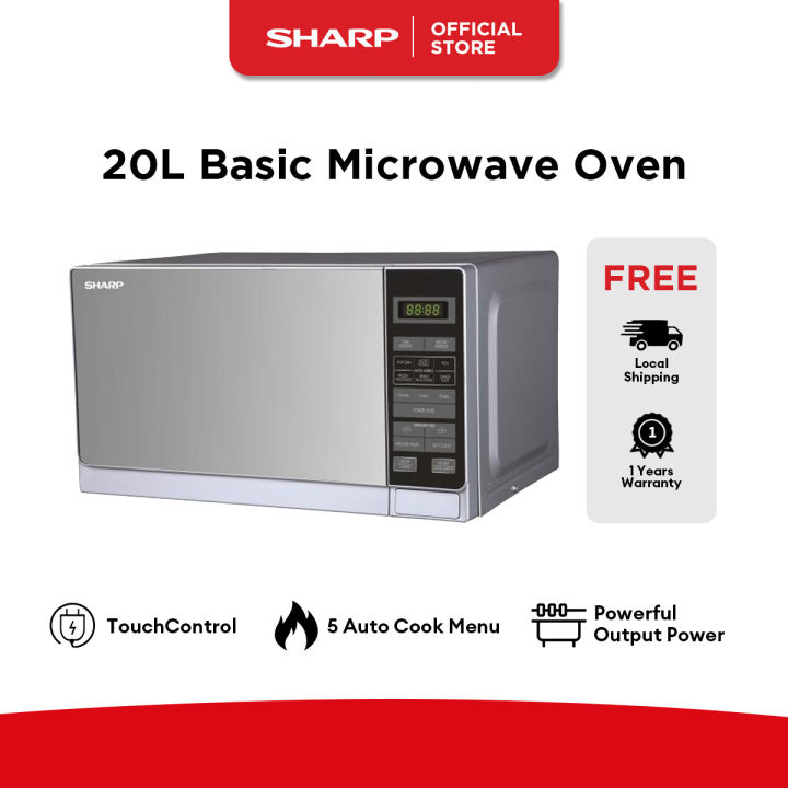 SHARP 20L Microwave Oven R-22A0(SM)V | Lazada Singapore