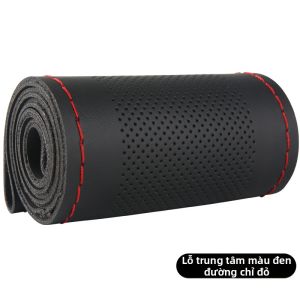 Bọc Vô Lăng Bằng Da Siêu Dẻo Khâu Tay Chống Trượt Thấm Hút Mồ Hôi Chống Mài Mòn Đa Năng Cho Mọi Mùa
