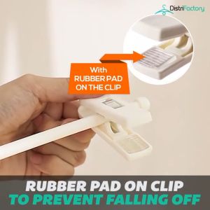 Premium Anti- Slip Pant Hanger Rotatable Stackable Seamless Household Stretch Pants Rack with Buckle Hanger