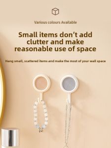 ecoco | Heavy-Duty Adhesive Rotating Hook for Bathrooms Kitchens