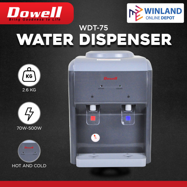 Dowell by Winland Table top water dispenser 2 Faucets Hot & Chilled
