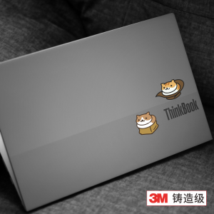 Cute Cartoon Cat Backyard Decorative Stickers for Laptop Computer Partial Decoration Scratch Covering Waterproof Sun Protection No Glue Left