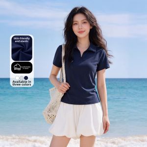 BALENO | Navy Slim Fit Polo T-shirt