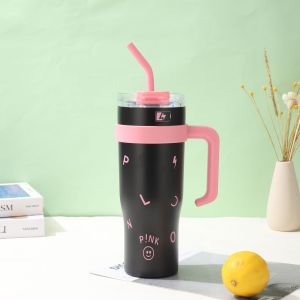 BIZE | Stainless Steel Thermal Mug Straw Lid