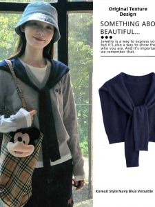 HUOLISI | Elegant & College Style Scarf Neck Protection Outerwear