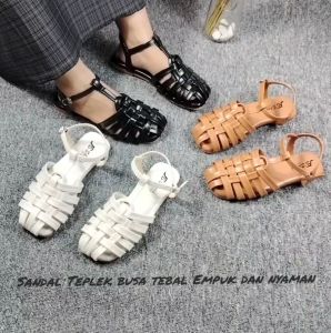 AB Sandal Wanita Flat Tali Terbaru Sandal Teplek Wanita Premium ZN-018