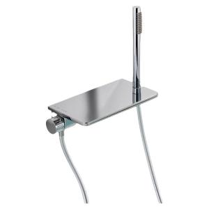 ลิ้นจี่บานพัดแรงดันแบบติดผนัง เครื่องทำน้ำร้อนและน้ำเย็นแบบติดผนัง สีสันสดใส สำหรับอ่างอาบน้ำ พร้อมที่จับน้ำ ระบายอากาศได้ดี