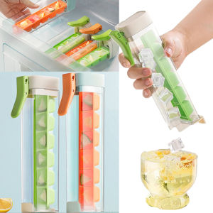 Creativity Ice Cube Trays 6 Cell Ice Lattice Food Grade Ice Cube Trays for Drinks Easy Demould Ice Maker with Handle Single Hand