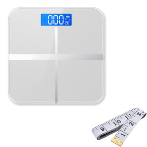 Smart Body Weight Scale Weight Loss Weighing Device LED Display USB Charging Precision Electronic Scale for Home Use