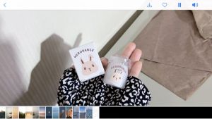 Herorange Lip Balm Rabbit Pudding Lip Mask Moisturizing Lip Balm Lip Tint (with Lip Brush)