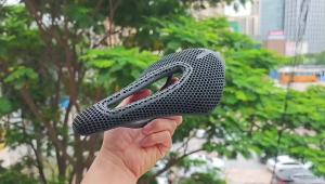 GOLDIX 3D Printed Carbon Bicycle Saddle Ultralight Honeycomb Structure Breathable Shockproof for MTB Road Racing