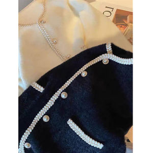 French Style Wool Cashmere Knit Cardigan